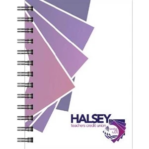 Slimline Color (tm) - New Valueline 5" X 7" High-gloss Journal With Black Paperboard Back