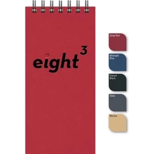 Reporterpad (tm) - New Valueline 4" X 8.5" Top-bound Slim Reporterpad With Matching Back Cover