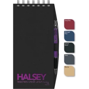 Reporterpad (tm) - New Valueline 4" X 8.5" Top-bound Slim Reporterpad With Penport, Pen
