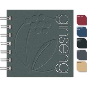 Expresssquare (tm) - New Valueline 4" X 4" Square Notebook With Matching Back Cover, Black Wire Binding