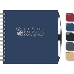 Expresssquare (tm) - New Valueline 7" X 7" Square Notebook With Penport, Pen, Black Wire Binding