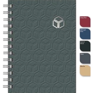 Express Notepad (tm) - New Valueline 5" X 7" Notebook With Matching Back Cover, Black Wire Binding