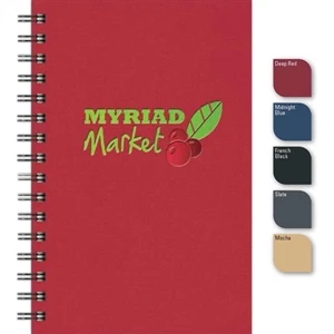 Express Notepad (tm) - New Valueline 5.5" X 8.5" Notebook With Matching Back Cover, Black Binding Wire