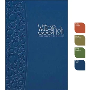Perfectbook (tm) - 5" X 7" Perfect-bound Note Pad In A Must-touch Finish, 100 Sheets Paper