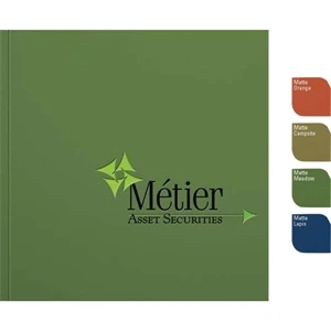 Perfectbook (tm) - 7" X 7" Perfect-bound Square Note Book In A Must-touch Finish, 100 Sheets Paper