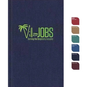 Perfectbook (tm) - 4" X 6" Perfect-bound Jotterpad, Textured Linen Lightweight Cover, 100 Sheets Paper