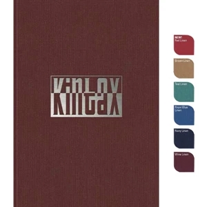 Perfectbook (tm) - 7" X 10" Perfect-bound Notebook, Textured Linen Lightweight Cover, 100 Sheets Paper