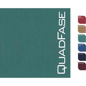 Perfectbook (tm) - 7" X 7" Perfect-bound Square Notebook, Textured Linen Lightweight Cover, 100 Sheets
