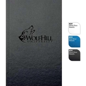 Perfectbook (tm) - 4" X 6" Perfect-bound Large Jotter Pad, In Gloss Metallic Finish, 100 Sheets Paper