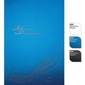 Perfectbook (tm) - 7" X 10" Perfect-bound Note Book, In Gloss Metallic Finish, 100 Sheets Paper