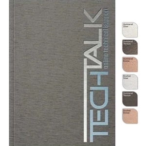 Perfectbook (tm) - 5" X 7" Perfect-bound Note Pad, In Metallic Finish, 100 Sheets Paper