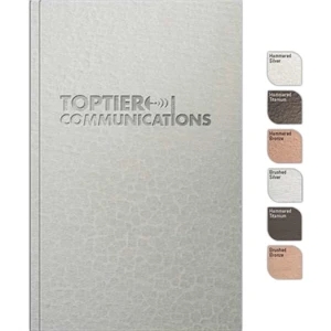 Perfectbook (tm) - 5.5" X 8.5" Perfect-bound Seminar Pad, In Metallic Finish, 100 Sheets Paper