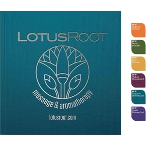 Perfectbook (tm) - 7" X 7" Perfect-bound Square Notebook, With Rich Jewel-tone Colors,100 Sheets Paper