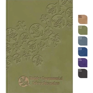 Perfectbook (tm) - 5" X 7" Perfect-bound Note Pad In Rich, Soft Velvety Crush, 100 Sheets Paper