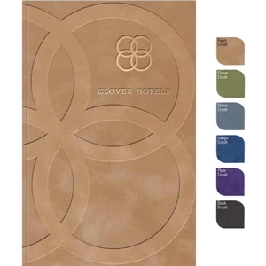 Perfectbook (tm) - 5.5" X 8.5" Perfect-bound Seminar Pad In Rich, Soft Velvety Crush, 100 Sheets Paper