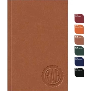 Perfectbook (tm) - 4" X 6" Perfect-bound Large Jotterpad, In Supple Milano Material, 100 Sheets Paper