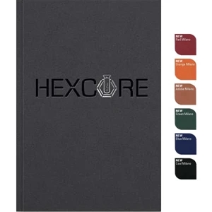 Perfectbook (tm) - 5" X 7" Perfect-bound Note Pad In Supple Milano Material, 100 Sheets Paper