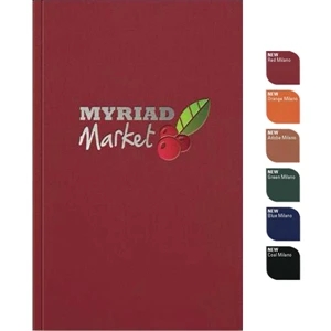 Perfectbook (tm) - 5.5" X 8.5" Perfect-bound Seminar Pad In Supple Milano Material, 100 Sheets Paper