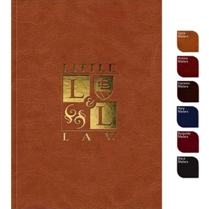 Perfectbook (tm) - 5" X 7" Perfect-bound Note Pad, Textured, Leather-like Journal, 100 Sheets Paper