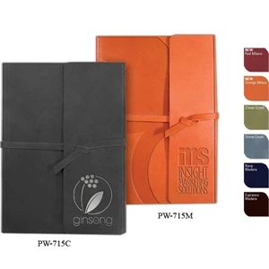 Rusticwrap (tm) - 5" X 7" Perfect-bound Small Crush Rustic Wrap Companion Journal With Strap Closure