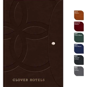 Perfectbook (tm) - 7" X 10" Perfect-bound Large Deluxe Journal With Wrap Around Cover And Snap Closure