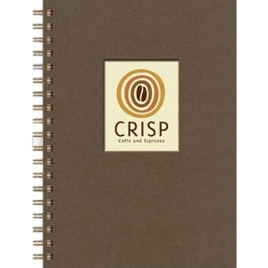 Windowpad (tm) - 7" X 10" Large Journal With Die-cut Window Cover And Full-color Insert