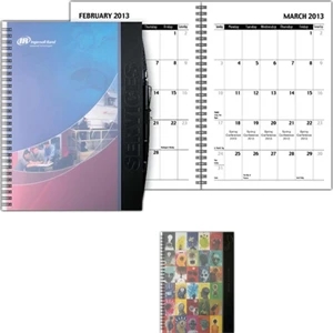 Eventplanner (tm) - 7" X 10" Large Event Planner Journal With Dual Cover Design, 50 Sheets Paper