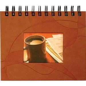 Photonotes (tm) - 6.5" X 5.25" Luxury Horizontal Photo Notes With 5 Photo Sleeves And 70 Sheets Paper