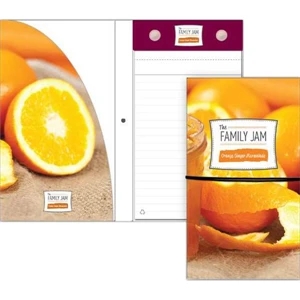 3.5" X 6.5" Pad, Full-color Wraparound Cover, Built In Handy Pocket Inside Cover