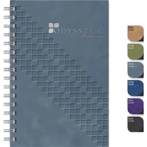 Crushjournal (tm) - 5.5" X 8.5" Medium Journal With Velvety Felt Paperboard Front Cover And 100 Sheets