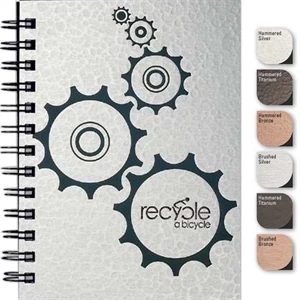 Texturedmetallic (tm) - 5" X 7" Small Textured Metallic Journal With 100 Sheets Of Paper