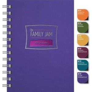 Shimmerjournal (tm) - 5" X 7" Small Journal With Satiny Shimmer Paperboard Front Cover, 100 Sheets Paper