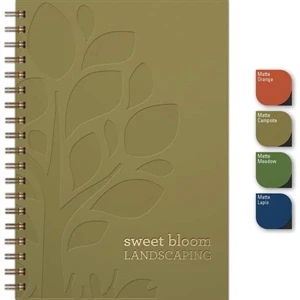 Smoothmatte Journal (tm) - 7" X 10" Large Journal With Smooth Matte Paperboard Front Cover, 100 Sheets Paper