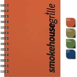 Smoothmatte Journal (tm) - 5" X 7" Small Journal With Smooth Matte Paperboard Front Cover, 100 Sheets Paper