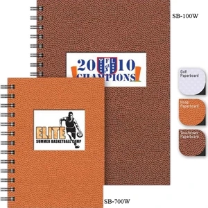 Sportsbooks (tm) - 5" X 7" Small Sports-themed Journal With Die-cut Window And Full-color Insert