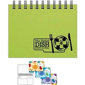 Recipebook - 6" X 4" Recipe Keeper With 100 Pre-designed Filler Pages For Easy Recipe Recording