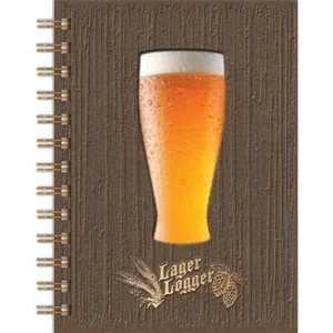 Lagerlogger (tm) - 5" X 7" Journal, 70 Sheets Beer-scoring Filler, Stock Die-cut Window And Insert