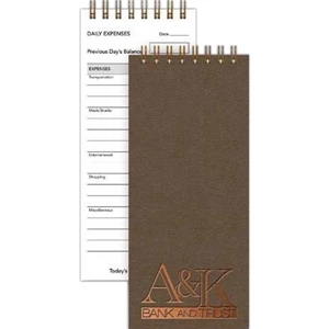 Financejournal (tm) - 3" X 7" Journal That Helps You Track Your Daily Budget, 70 Sheets Budget Paper