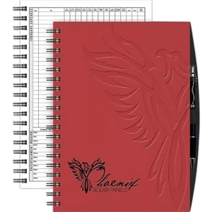 Businessexpense (tm) - 7" X 10" Business Journal With 12-month Expense Section In Front, 70 Sheets Paper