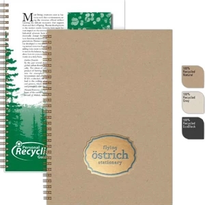Recycletips (tm) - 7" X 10" Medium Recycling Guide Made With Recycled Components, 50 Sheets Eco-filler