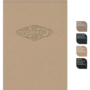Sketchbook - 7" X 10 Perfect-bound, Flexible, 24pt Paper Cover, 80 Sheets Paper