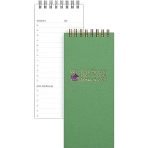 Bizbooks (tm) Classassignment Tracker - 3" X 7" Notebook For Keeping Track Of Homework. 70 Sheets Pre-designed Paper