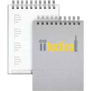 Bizbooks (tm) Passwordpal - 3.5" X 5" Notebook For Keeping Passwords. 50 Sheets Pre-designed Paper