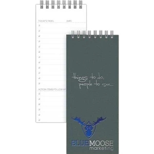 Bizbooks (tm) Tasktracker - 3" X 7" Notebook For Keeping Track Of Your To-do Tasks. 70 Sheets Pre-designed Paper