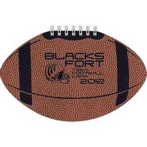 Sportspad - Football-themed Textured Pad. 60 Sheets Blank Paper. 7" X 4"