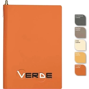 Soho (tm) - 5.5" X 8.5" Refillable Side-bound Bonded Leather Journal, Pen, 100 Sheets Paper