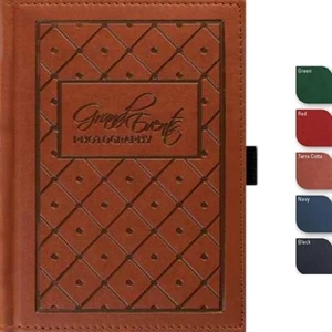 Pedovajournal (tm) - Small 5" X 7" Hardbound Journal, Debossed Pattern Cover, 125 Sheets Paper