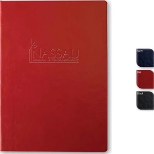 Bohemian (tm) - Faux Leather, Thread-sewn Cover Journal, 80 Sheets Paper. 7" X 10"