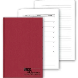 Perfectbook (tm) - 5.5" X 8.5" Perfect-bound, Textured Linen Planner & Journal