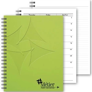 Hybridjournal (tm) - 8.5" X 11" Wirebound Journal & Planner With Paperboard Cover